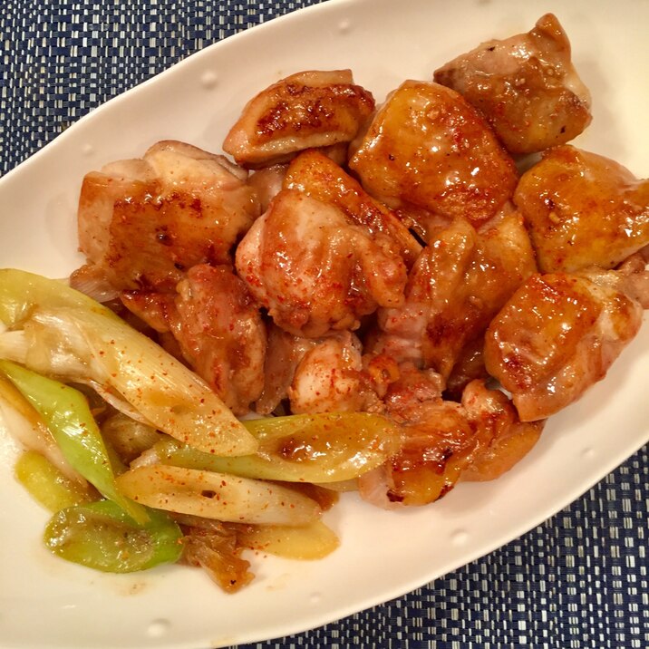 鳥の照り焼き串なし焼き鳥風